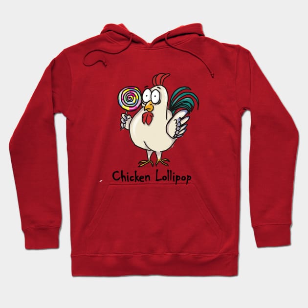 Chicken Lollipop | Grafck x NotPaperArt Hoodie by Grafck